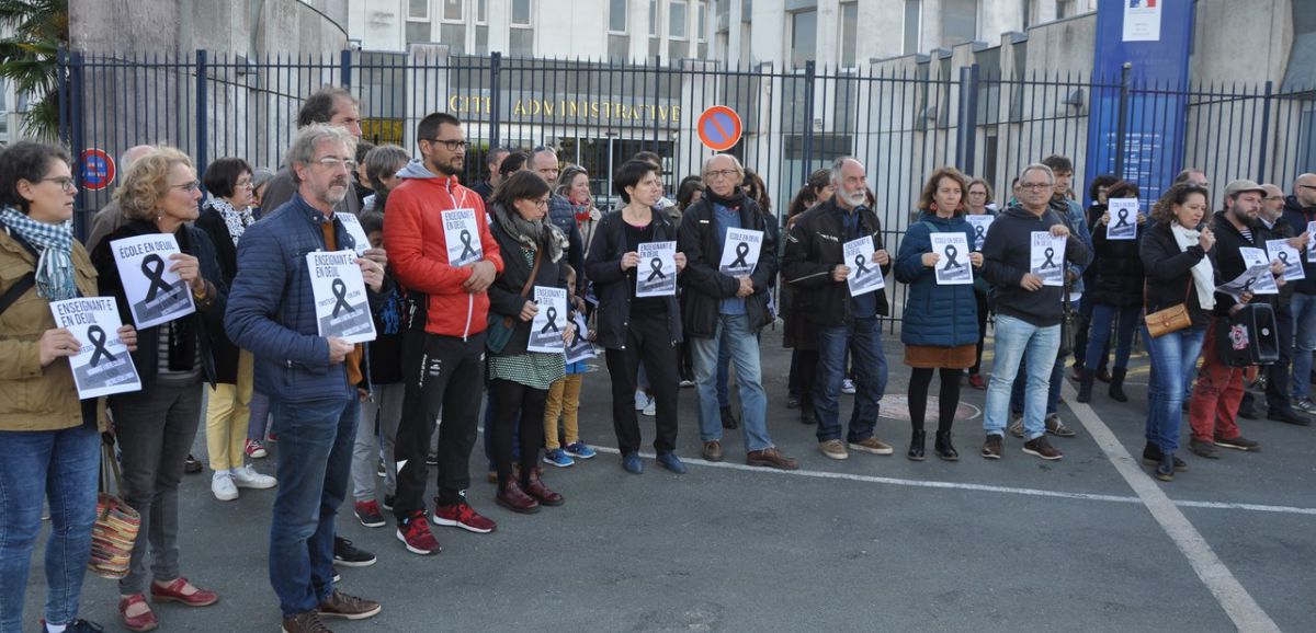 Laval. 80 enseignants réunis à Laval après le suicide d'une directrice en région parisienne