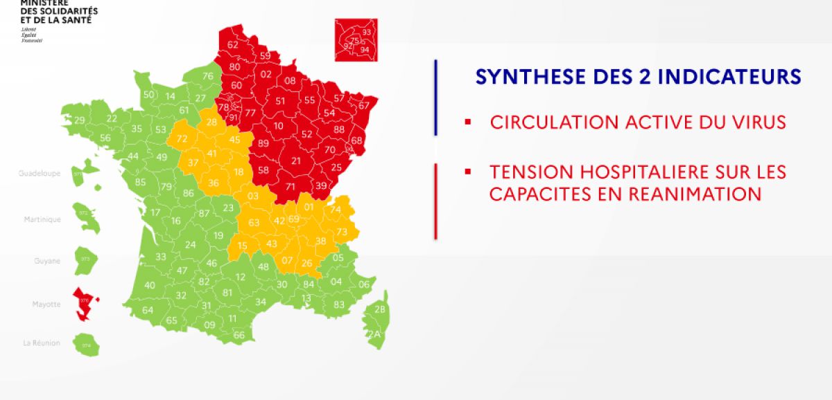 Carte du déconfinement : toute la classe politique se félicite, la Mayenne passe de l'orange au vert