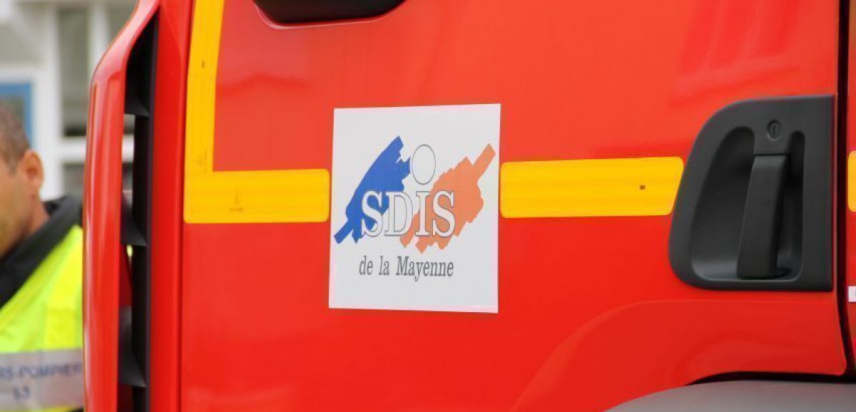 Mayenne. Un incendie détruit complètement la dépendance d'une habitation à Mayenne