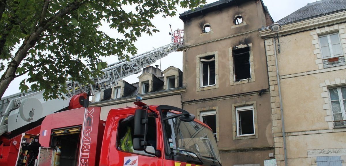 Laval. Laval : une personne brûlée dans l'incendie d'un appartement quai d'Avesnières