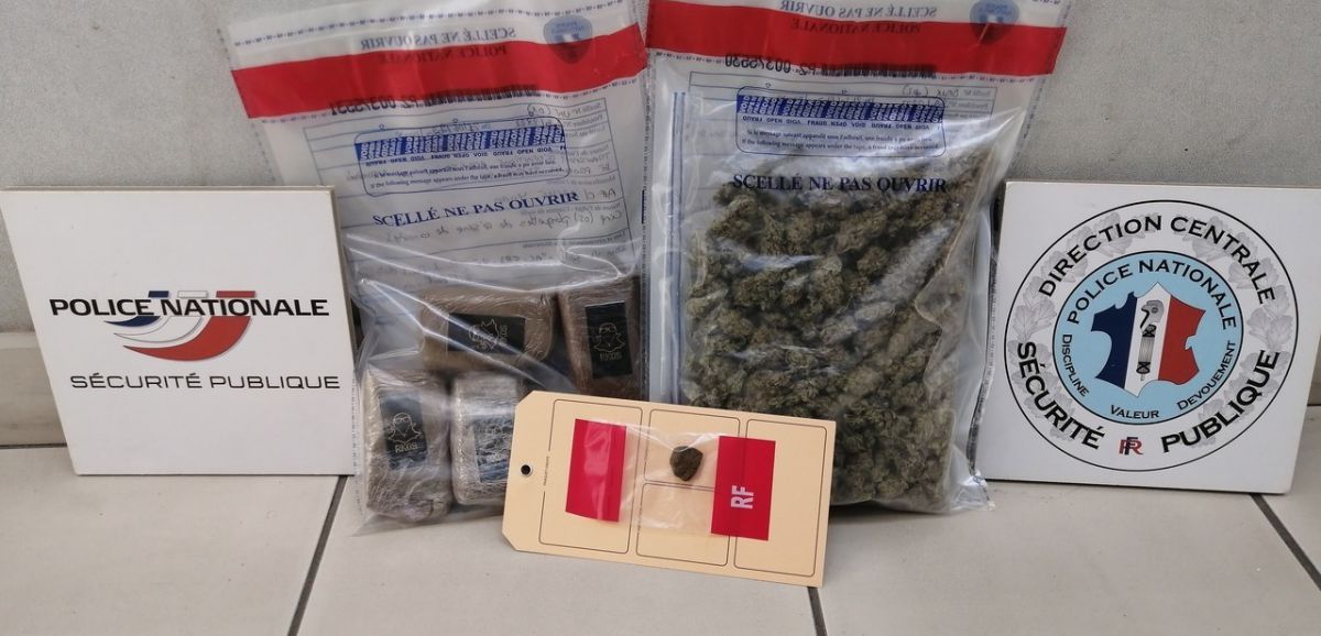 Saint-Berthevin. Saint-Berthevin : 600 grammes de cannabis découverts lors d'un contrôle routier