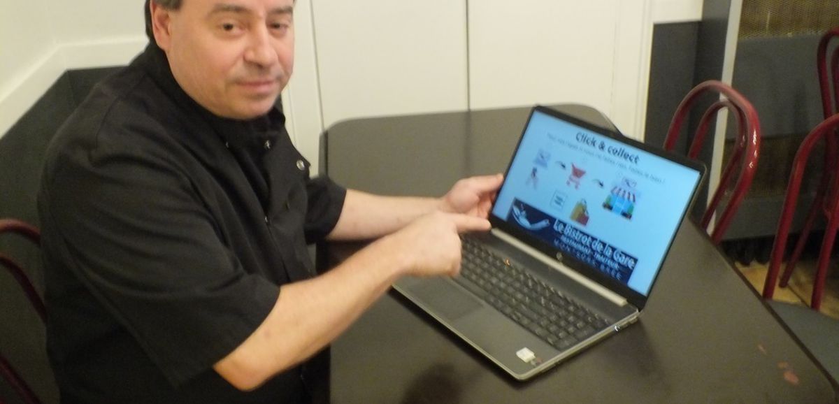 Montsûrs. Le chef du Bistrot de la gare de Montsûrs crée son site internet de commande en ligne