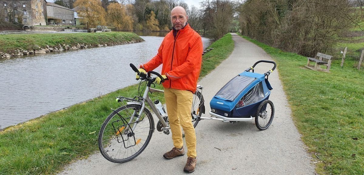 En Mayenne : Guillaume Claes a créé la vélo-école la Vélonome