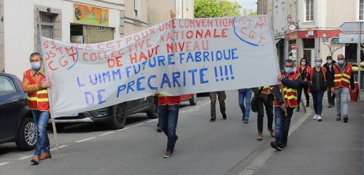 Laval. En Mayenne : une vingtaine de manifestants pour défendre la convention collective de la métallurgie