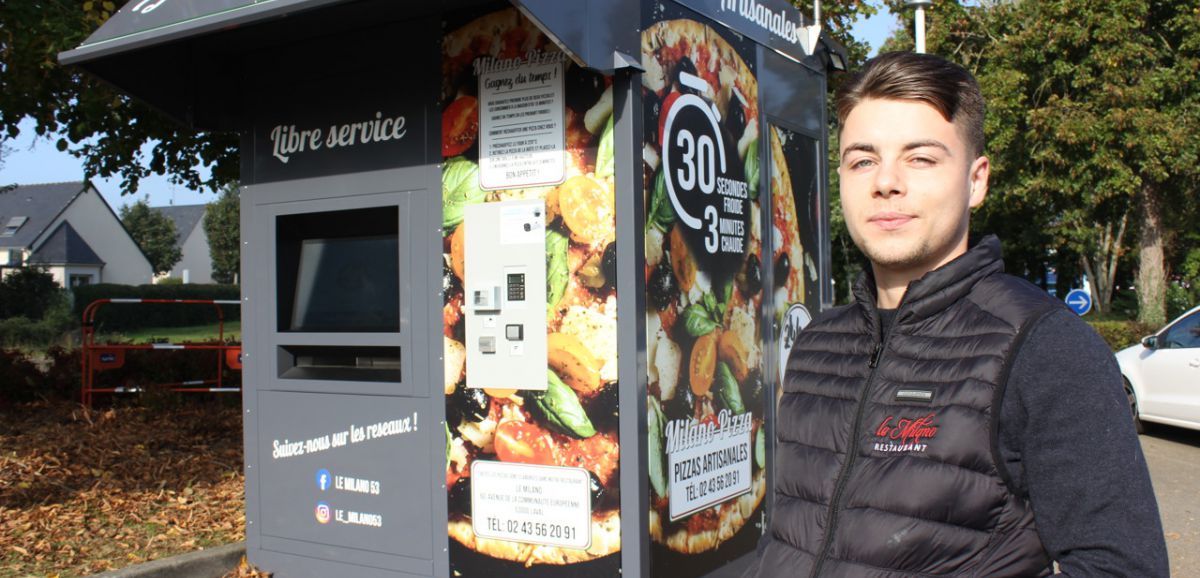 Laval. Laval : le Milano installe un distributeur de pizzas avenue de Tours