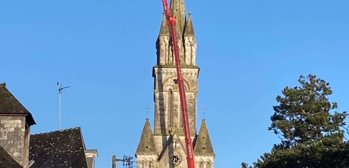 Gorron. À Gorron, la flèche de l’église va être déposée courant 2022