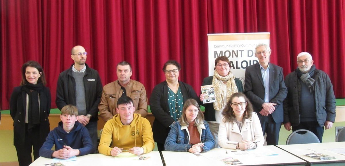 Javron-les-Chapelles. Mont des Avaloirs : 48 apprentis signent une convention avec la communauté de communes
