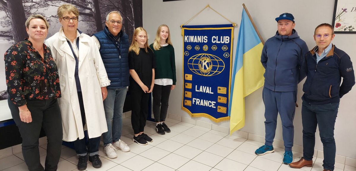 Juvigné. Juvigné. Le Kiwanis Club de Laval apporte une aide financière à des enfants ukrainiens