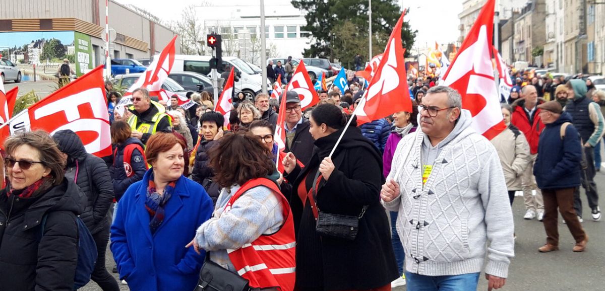 Laval. VIDEO. Réforme des retraites : entre 2 900 et 5 000 manifestants à Laval