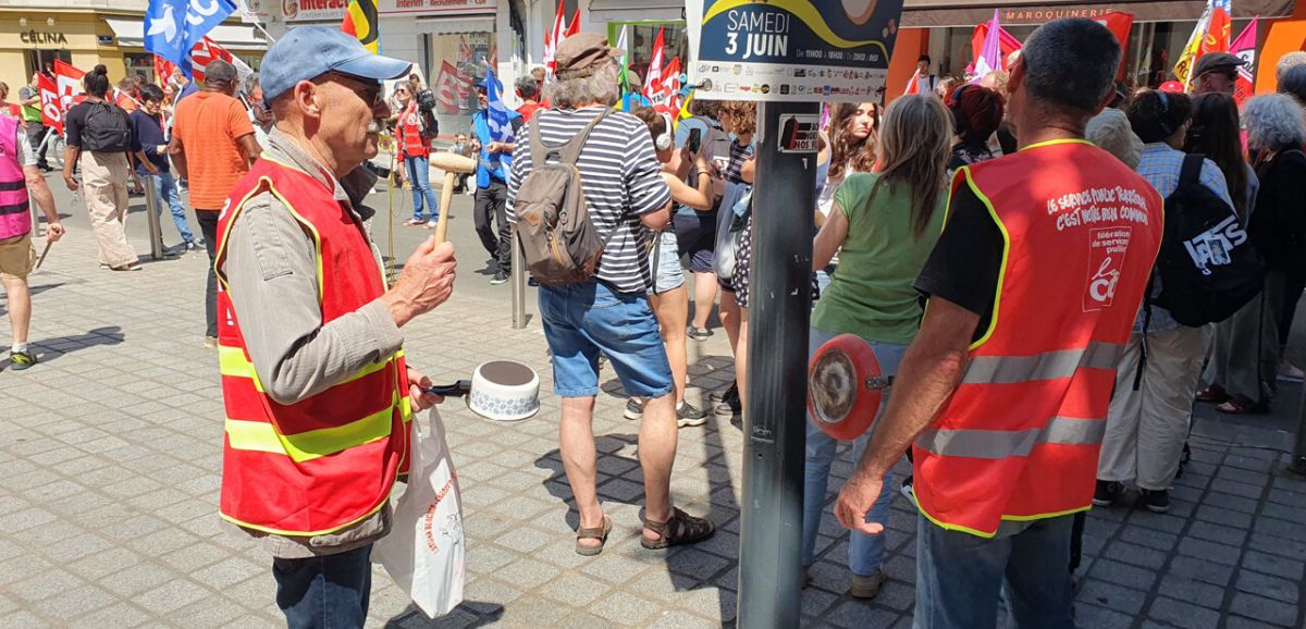 Laval. Visite d’Élisabeth Borne à Laval : près de 300 manifestants font résonner les casseroles
