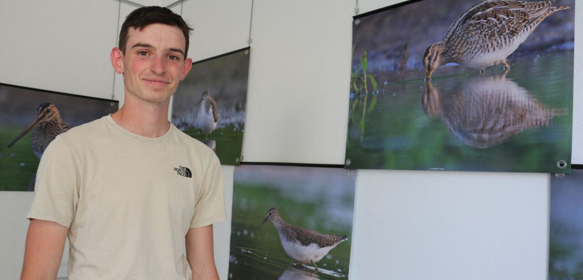 Evron. A 20 ans, le Mayennais Lucas Letessier partage sa passion des oiseaux dans une exposition