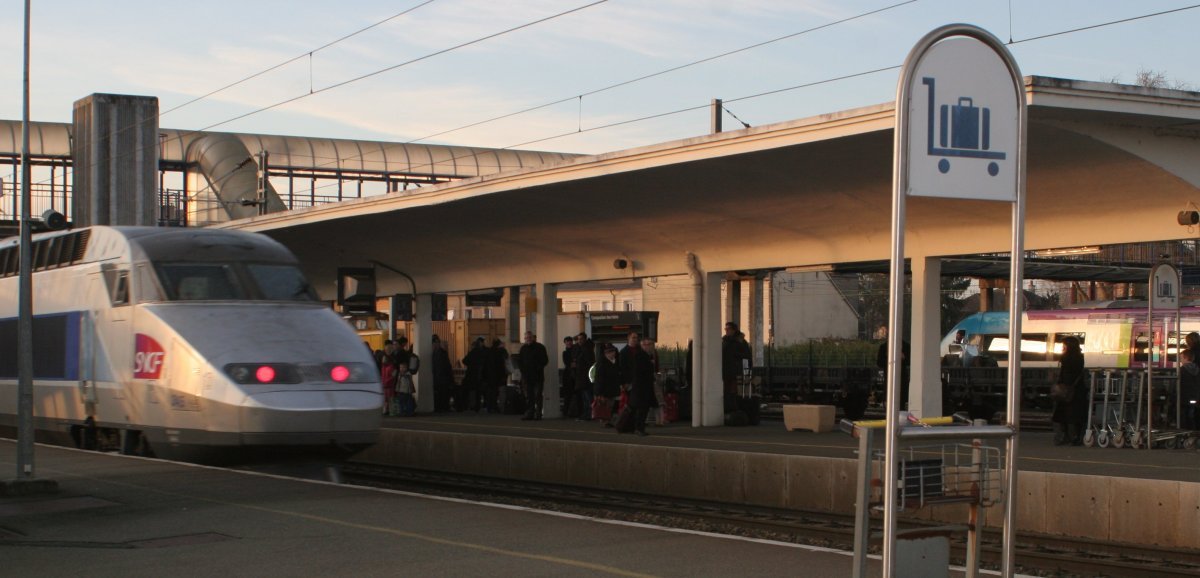 En Mayenne. En gare de Laval, il jette des cailloux en direction d'agents de la SNCF avant de prendre la fuite