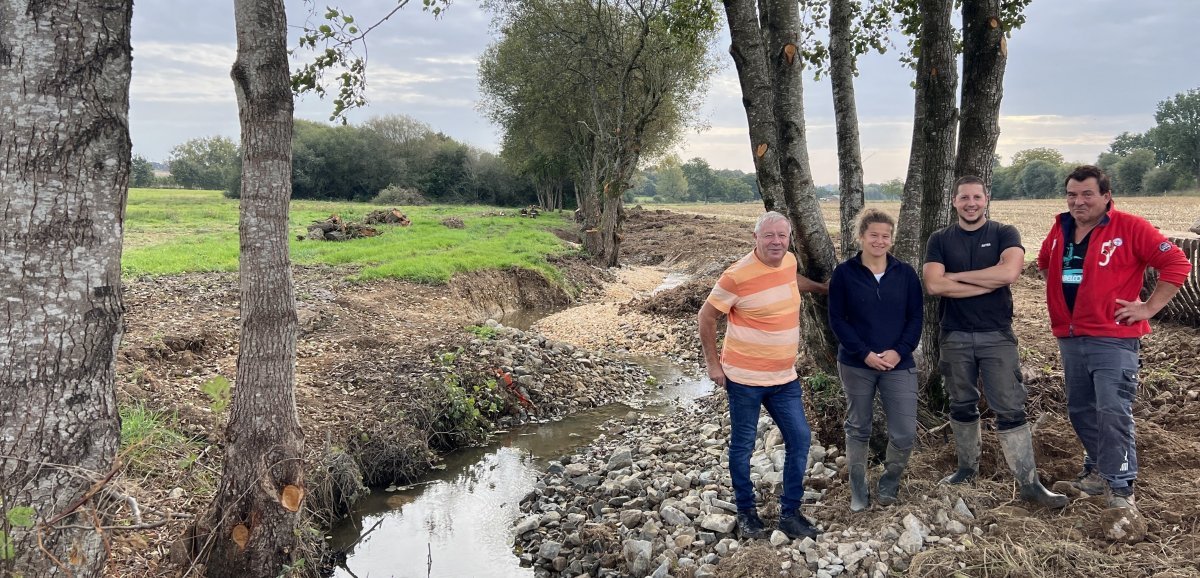 Châtillon-sur-Colmont. Comment le Syndicat du bassin de l'Aron, Mayenne et ses affluents s'y prend pour restaurer le bassin du Fauconnier