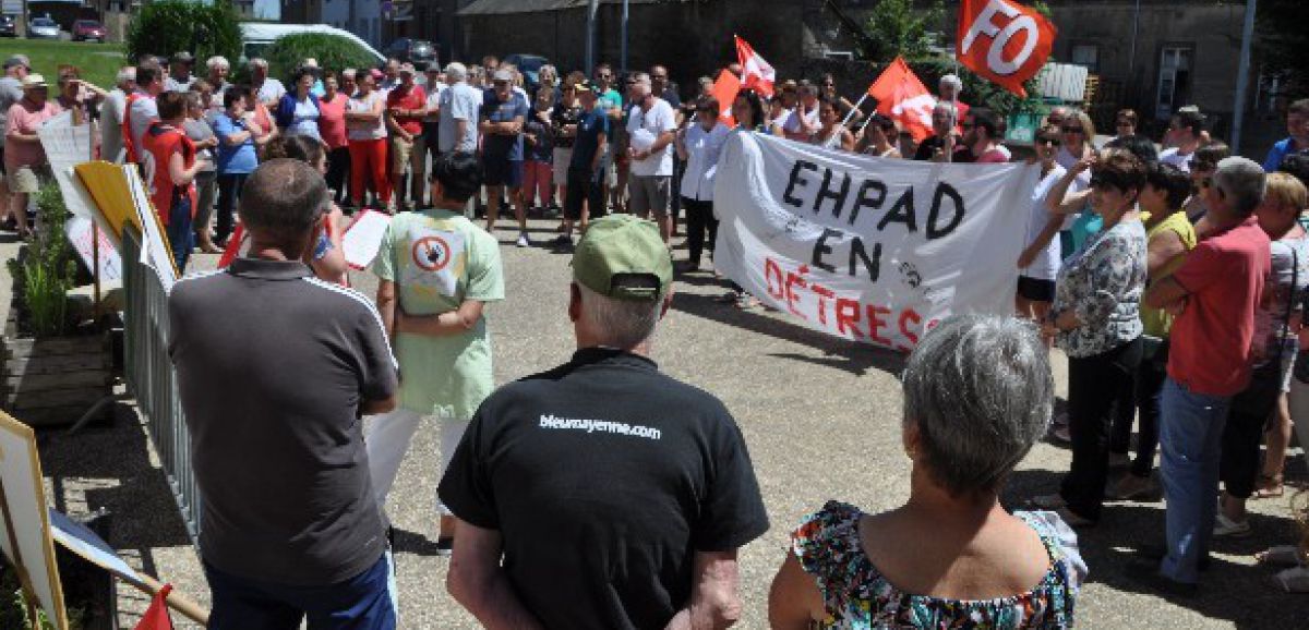 Mayenne. Rassemblement de contestation à l'Ehpad de Saint-Denis-de-Gastines ce mardi 26 juin