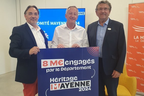 Plan Héritage Mayenne 2024. Des équipements sportifs à la pelle