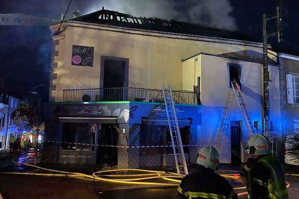Mayenne. La pâtisserie Marès détruite par un incendie
