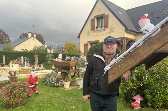 Loiron. Il illumine sa maison pour Noël depuis plus de 30 ans