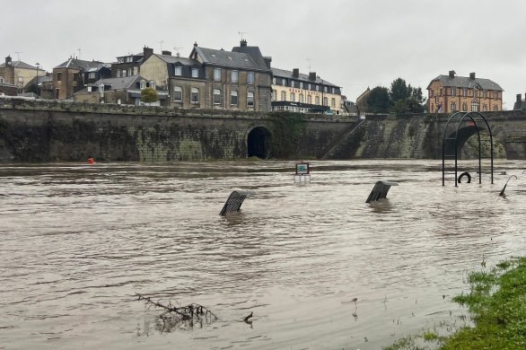 [Photos] Météo. Risque d'inondations : le département de la Mayenne est placé en vigilance jaune