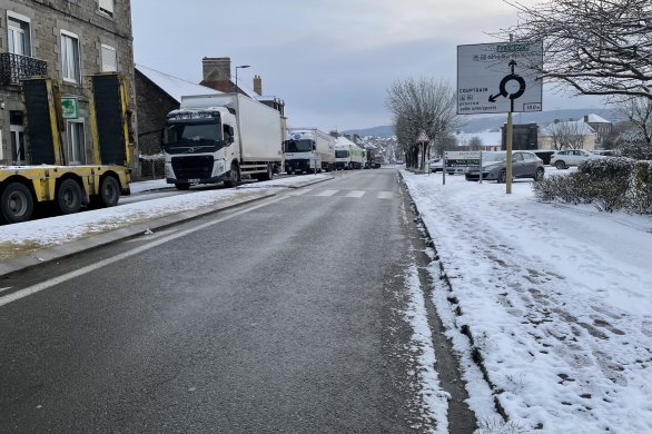 Mayenne. Des conditions de circulation délicates à cause de la neige