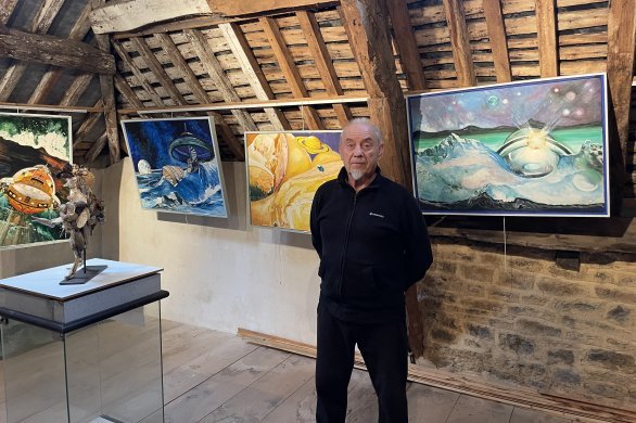 Gorron. Un artiste local ouvre son atelier de peinture jusqu'au 3 mars