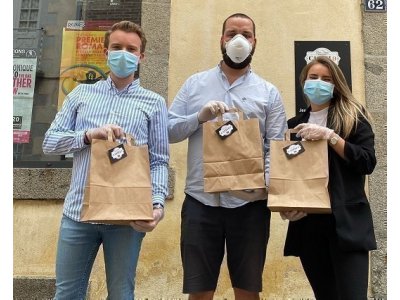 Franck et Léa Legros ont conseillé le gérant du Castel 9 à Laval.