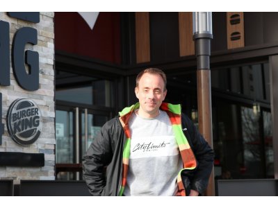 Damien Ranft, 38 ans, est le franchisé du Burger King de Laval et de clui en construction à Mayenne.