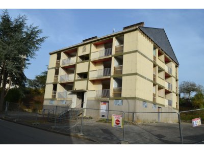 Le bâtiment Adu quartier du Pommier à Mayenne  va être entièrement réhabilité.