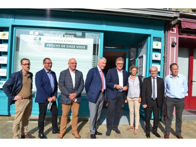 Les élus et le sous-préfet ont inauguré la Maison France services de Lassay puis celle de Mayenne.