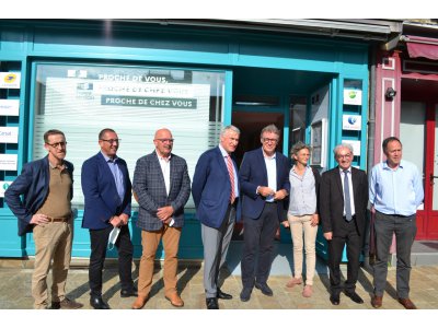 Les élus et le sous-préfet ont inauguré la Maison France services de Lassay puis celle de Mayenne.