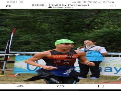 Saint-Germain-le-Fouilloux Jérémie Drugeot triathlon cross trail juillet 2023 - Fred Martin