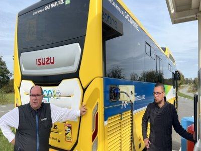 Mayenne communauté dispose de trois bus BioGNV. - Théo Duchet