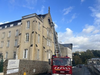 Intervention unité de sauvetage et de recherche (Usar) Ehpad de La Providence Mayenne. - Théo Duchet