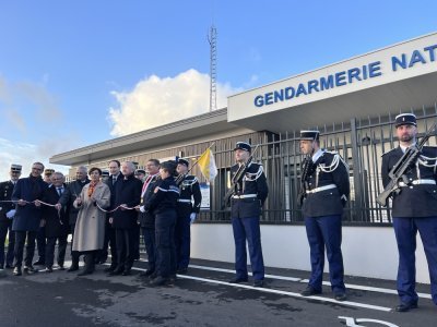 Inauguration nouvelle brigade Gorron décembre 2023. - Théo Duchet