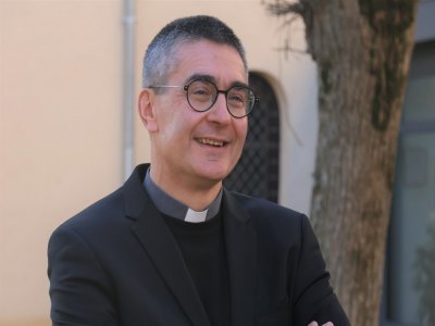 Monseigneur Matthieu Dupont conduira désormais le diocèse de Laval après son ordination samedi 9 mars et son installation dimanche 10 mars. - Pierre Hardon