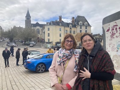 Béatrice Bodelle (présidente) et Marilyse Placé (vice-présidente) de l'association Giest Mayenne. - CM