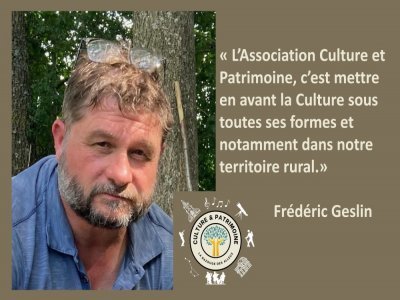 Frédéric Geslin, président de l'association Culture et patrimoine. - M&M CHARROY