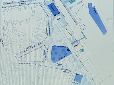 138 places de stationnement proposées après réhabilitation. - x