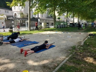 Différentes activités étaient proposées durant cet après-midi : handball, gym, tir à l'arc… - Cécile Le Franc