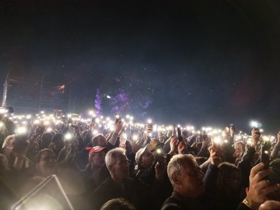 Ibrahim Maalouf a fait participer les spectateurs par le chant, mais aussi par les lumières ! - JFC