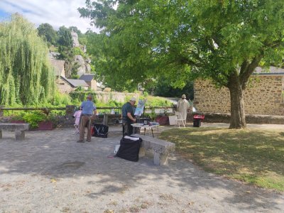 Les peintres dans la rue seront présents dans un très beau cadre. - JFC archives