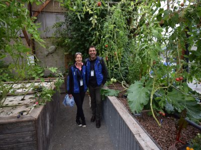 Stéphanie et Cyrille Porcher ont décidé de créer leur entreprise à l'Ombrée d'Anjou. - 2024-10-24 Salon de l'aquaponie