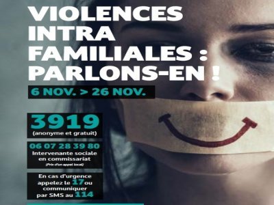 Laval extrait affiche violences faites aux femmes - Fred Martin