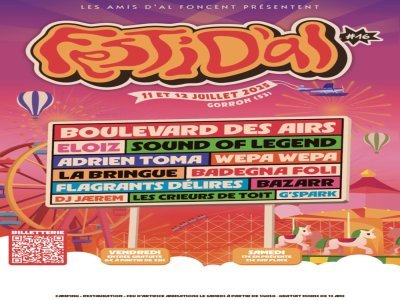 L'affiche du Festid'Al. - les amis d'Al foncent