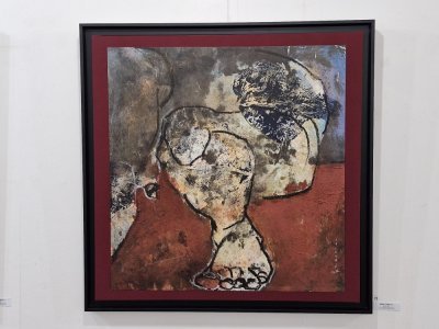 Un tableau de la série Terra Corpus. - Fred Martin