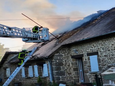 Le Sdis 53 a reçu l'alerte vers 18h30 vendredi 16 mai. - Mairie du Horps
