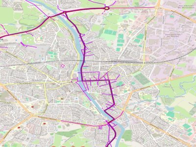 Les coureurs passeront par le centre-ville rive gauche de Laval. - Département de la Mayenne