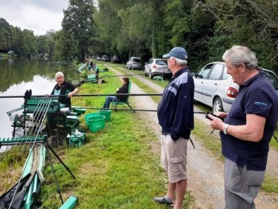 Dimanche 27 juillet 2025, concours de pêche aux coups à Voutré. - py
