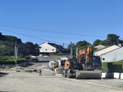 La rue des Carreaux en travaux. - Nathalie Grudé