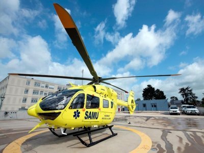 Un hélicoptère a transporté une femme au centre hospitalier de Rennes ce lundi 1er septembre, depuis La Pellerine. - Photo d'illustration CHU Angers/Catherine Jouannet
