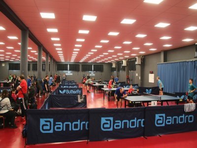 Une premi&egrave;re &eacute;dition r&eacute;ussie pour le tournoi national. Ev&eacute;nement organis&eacute; enti&egrave;rement par l'US Chang&eacute; Tennis de Table. - Martin G&eacute;rault